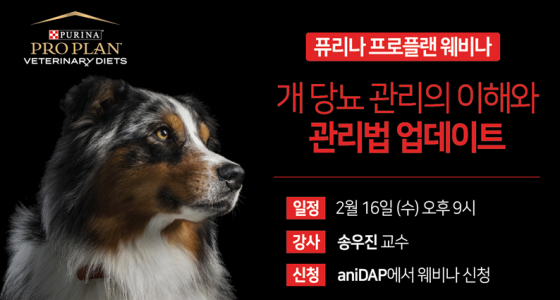 수의사 위한 ‘반려견 당뇨 관리 이해와 관리법’ 업데이트