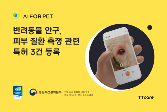 인공지능 ‘티티케어’, 반려동물 눈병 피부병 특허 완료